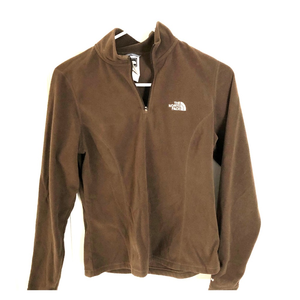 North face light weight brown fleece